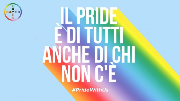 Bayer Italia lancia la campagna social #PrideWithUs