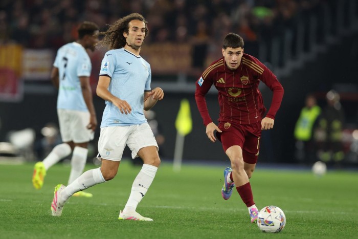 Lazio-Roma 1-1, Soulè risponde a Romagnoli Lazio-Roma 1-1, Soulè risponde a Romagnoli